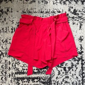 Athleta Red Skyline Shorts